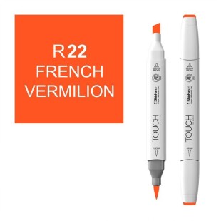 Маркер Touch Twin "Brush" цвет R22 (french vermilion)