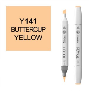 Маркер Touch Twin "Brush" цвет Y141 (желтый лютик)