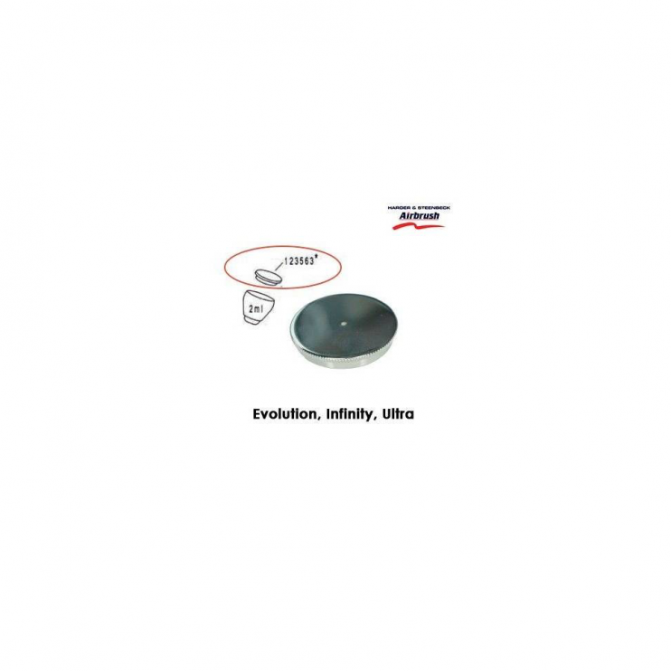 Крышка металлическая для бачка 2мл "Harder&Steenbeck" для Evolution/Infinity/Colani/Ultra