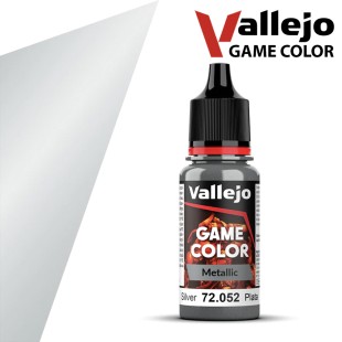 Краска акриловая для моделизма Vallejo "Game Color" 72.052 Silver
