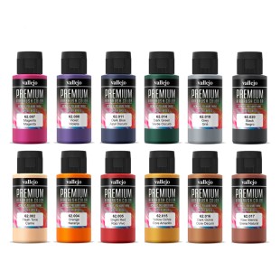 Набор из 12 красок "Premium" №3 Combination для аэрографии