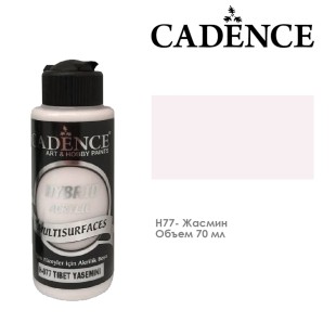 Краска акриловая Cadence "Hybrid" 70мл №H77 жасмин