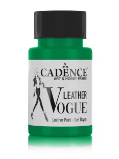 Краска для кожи Cadence Leather Vogue LV10 зеленый 50мл , шт