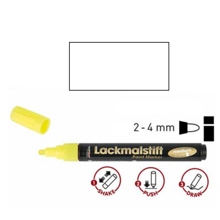 Маркер лаковый Kreul "Lackmalstift", 2-4 мм, Белый