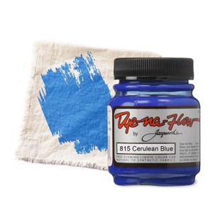 Краска по светлым тканям Jacquard "Dye-na-Flow" 815 Cerulean Blue (церулеум), 66мл