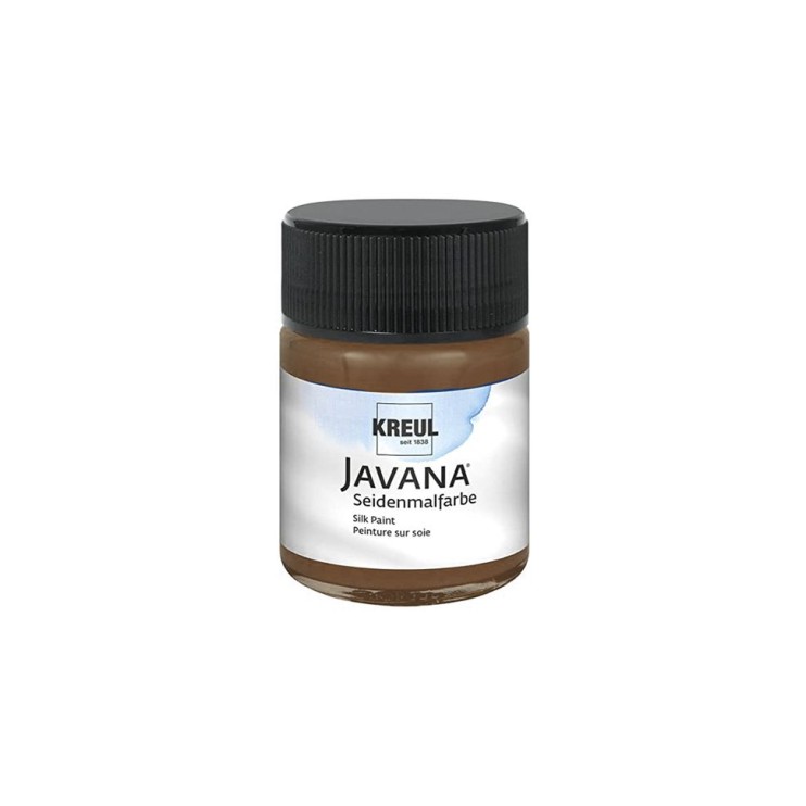 Краска растекающаяся по тканям Kreul "Javana Seidenmalfarben" 275мл, коричневый светлый
