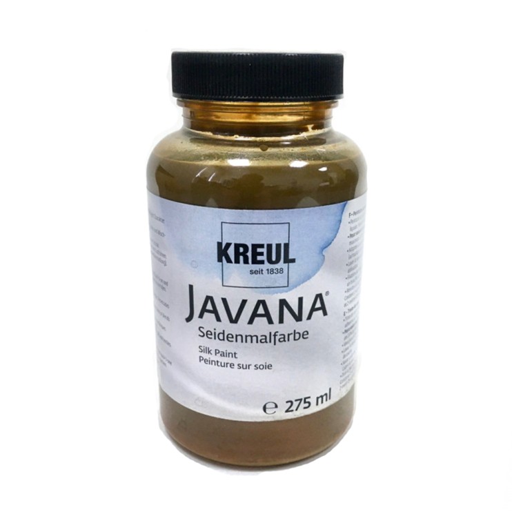 Краска растекающаяся по тканям Kreul "Javana Seidenmalfarben" 275мл, коричневый светлый