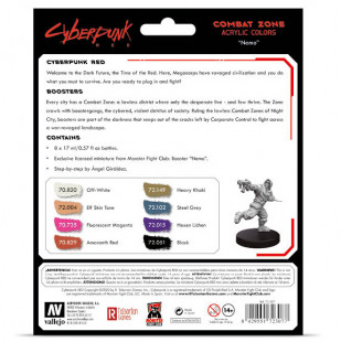 Набор красок с фигуркой Game Color "Combat Zone" 72.307, 8 оттенков