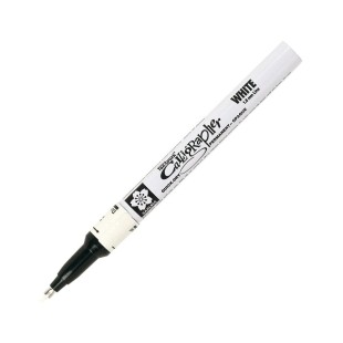 Маркер лаковый Sakura "Pen-Touch Calligrapher" 1,8мм /Белый