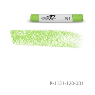 Пастель сухая Черная речка 081  Cinnabar green light/ Киноварь зеленая светлая