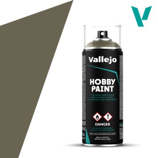 Грунт-краска универсальная Vallejo "Hobby Paint" Russian Uniform/ Русская униформа 28.007, 400 мл