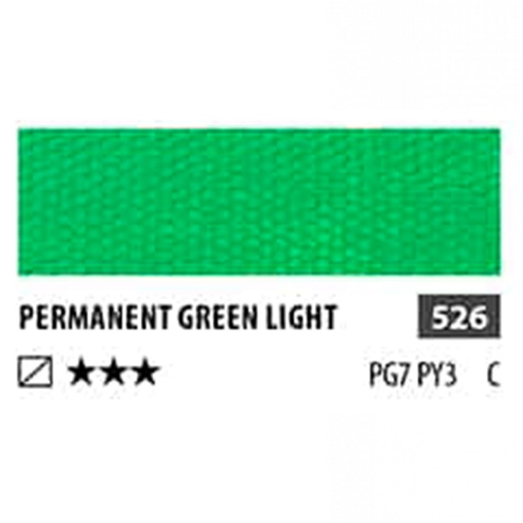 Краска акриловая ShinHan "Professional" №526 Зеленый светлый устойчивый, туба 50мл