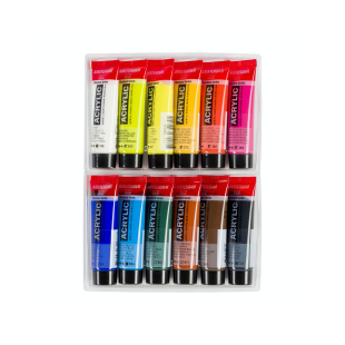 Набор акриловых красок Amsterdam "Landscape" 12 туб по 20мл