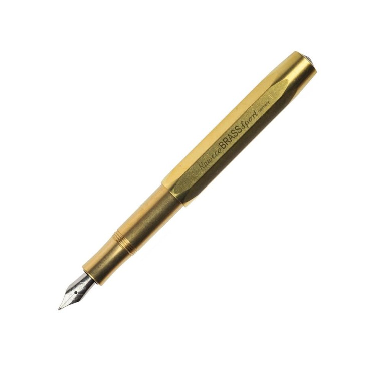 Ручка перьевая Kaweco "Brass Sport" M 0.9мм (10000918)