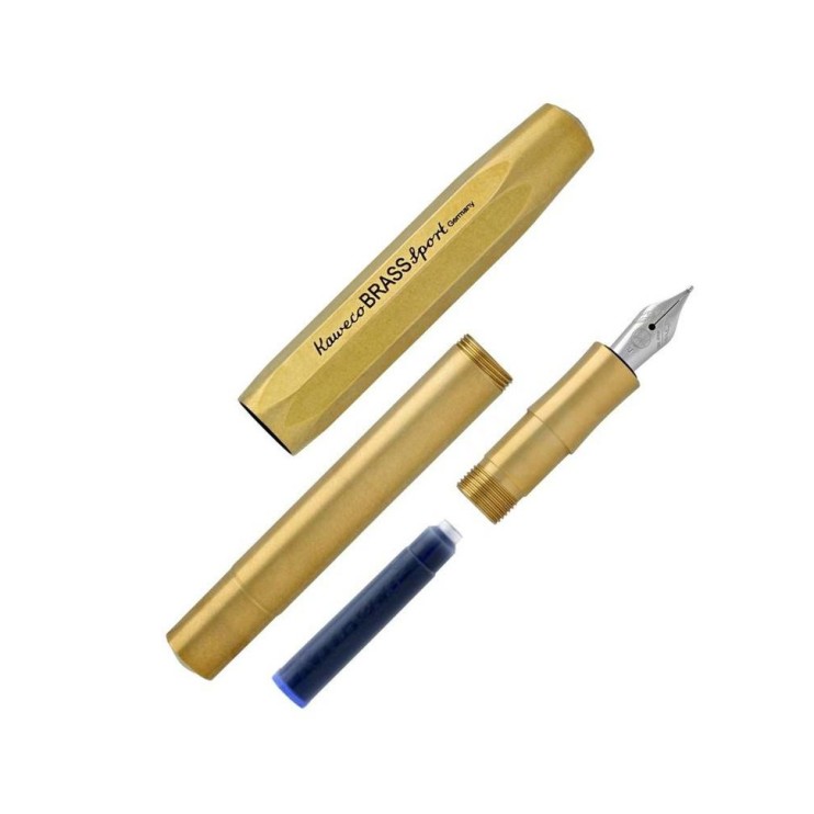 Ручка перьевая Kaweco "Brass Sport" M 0.9мм (10000918)