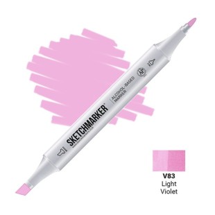 Маркер двусторонний Sketchmarker "Classic" V83 Светло-фиолетовый