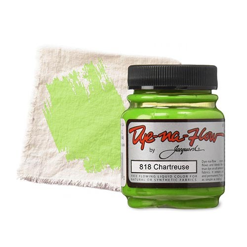 Краска по светлым тканям Jacquard "Dye-na-Flow" 818 Chartreuse (шартрез), 66мл