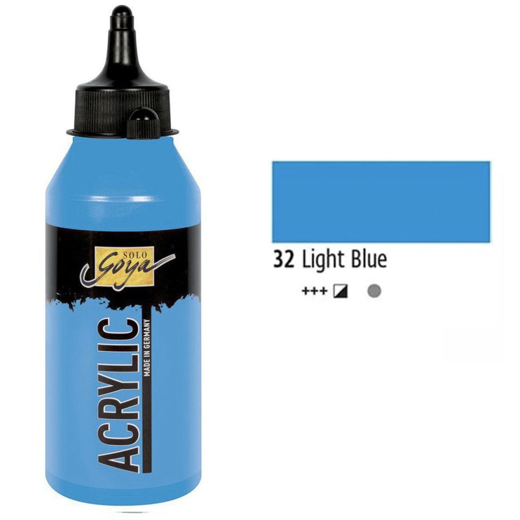 Краска акриловая Solo Goya "Acryl" №32 Голубой палевый, 250мл