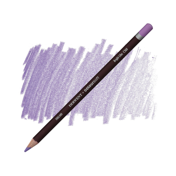 Карандаш цветной Derwent "Coloursoft" C260 Сиреневый яркий (0700978)
