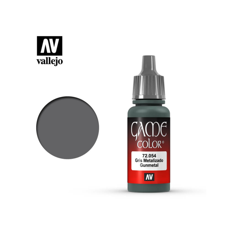 Краска акриловая для моделизма Vallejo "Game Color" 72.054 Gunmetal