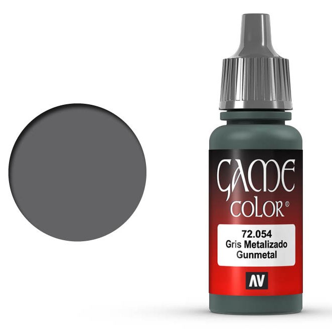 Краска акриловая для моделизма Vallejo "Game Color" 72.054 Gunmetal