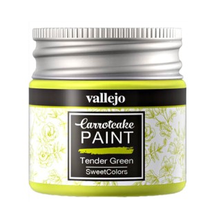 Краска для скрапбукинга Vallejo "CarrotCake" 56.407 Tender Green /40мл
