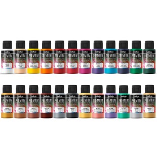 Набор из 24 красок "Premium" №1 Combination для аэрографии