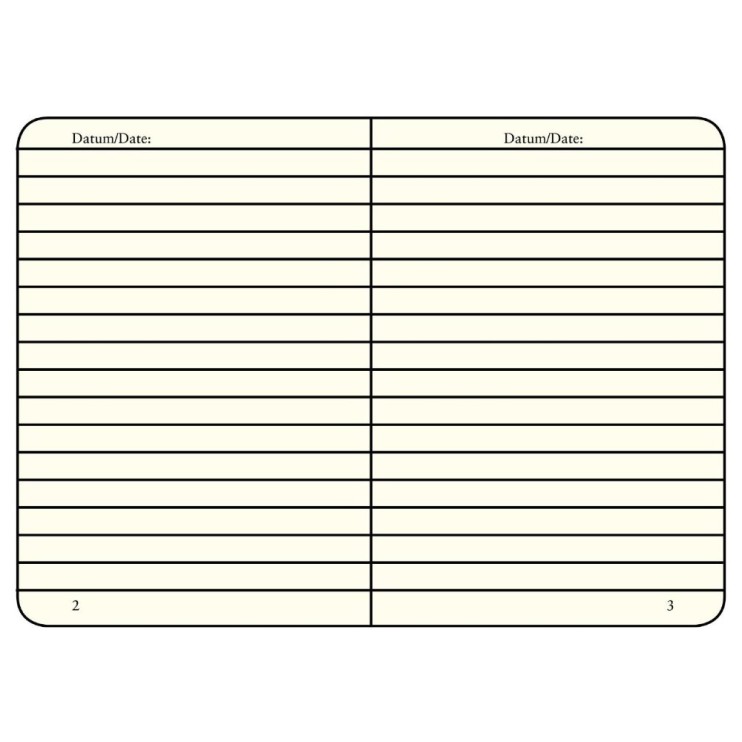 Блокнот в линейку Leuchtturm1917 "Natural Colors" A5, 126л, 80гр/м², твердая обложка, Мятный