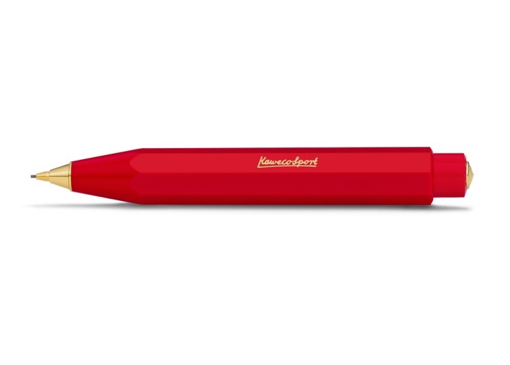 Ручка перьевая и механический карандаш Kaweco "Classic Sport" F (0,7мм), Red (10001146) 