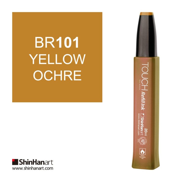 Чернила спиртовые "Touch" цвет BR101 (yellow ochre), 20мл