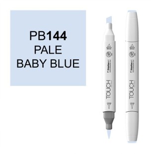 Маркер Touch Twin "Brush" цвет PB144 (синий нежный бледный)