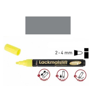 Маркер лаковый Kreul "Lackmalstift", 2-4 мм, Серебро