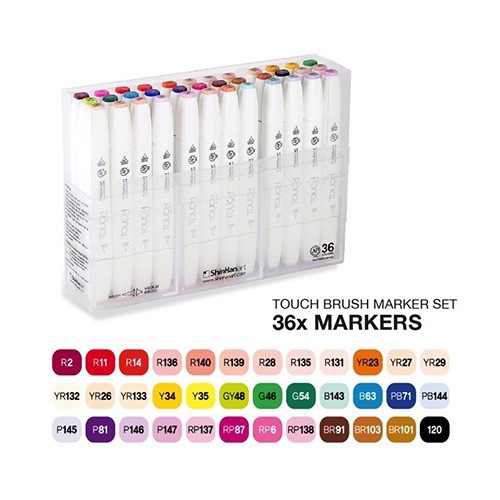 Набор Touch Twin Brush "Basic" 36 маркеров