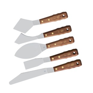 Набор мастихинов-шпателей RGM "New Generation" 5 штук (№02,04,06,08,11)