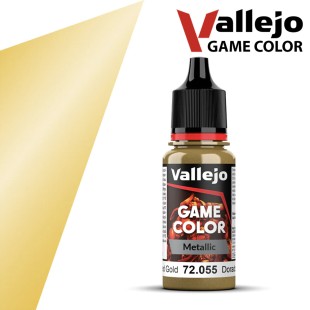 Краска акриловая для моделизма Vallejo "Game Color" 72.055 Polished Gold