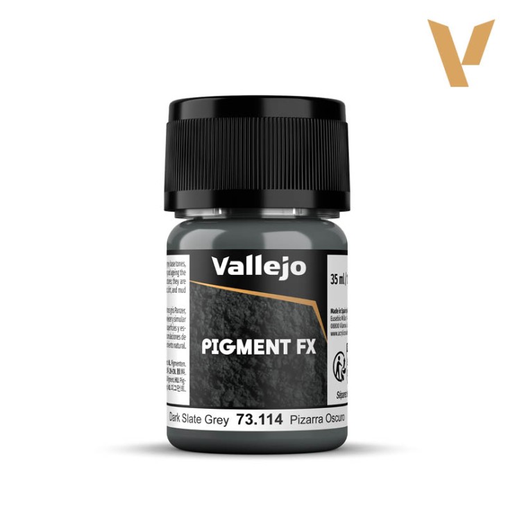 Пигмент Vallejo "Pigment FX" 73.114 Dark Slate Grey, 35мл