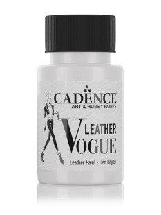 Краска для кожи Cadence Leather Vogue LV01 белый, 50мл