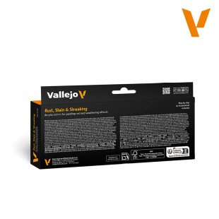 Набор 8 красок Model Air "Rust, Stain & Streaking" 70.183