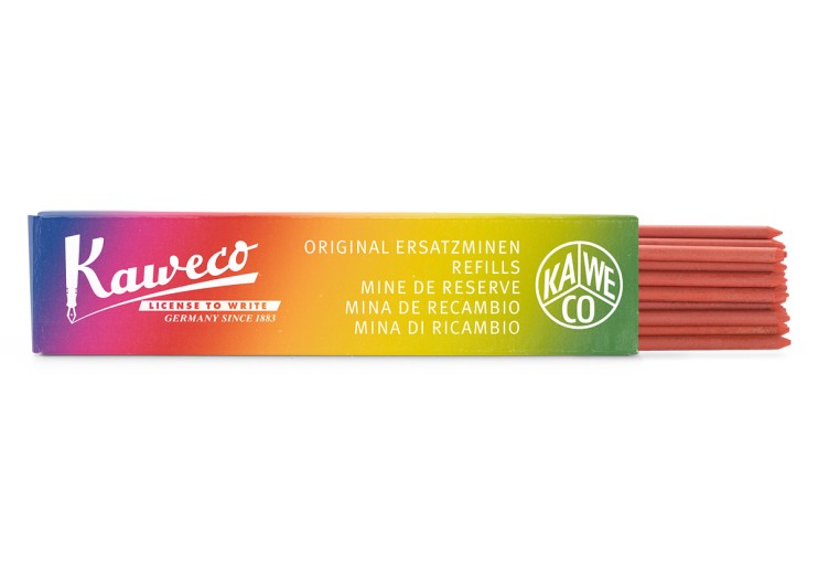 Грифели для карандашей "Kaweco" 2.0 мм, 24 штуки, Red (10001048)