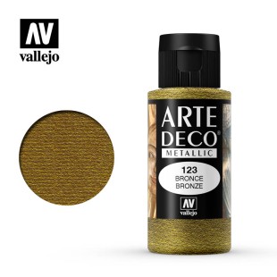 Акриловая декоративная краска Vallejo "ArteDeco" #123 Bronze