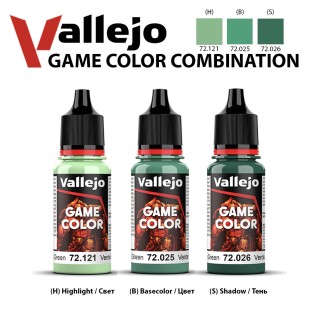 Набор красок для моделизма Vallejo "Game Color" 3 штуки (№025, 026, 121) по 18мл