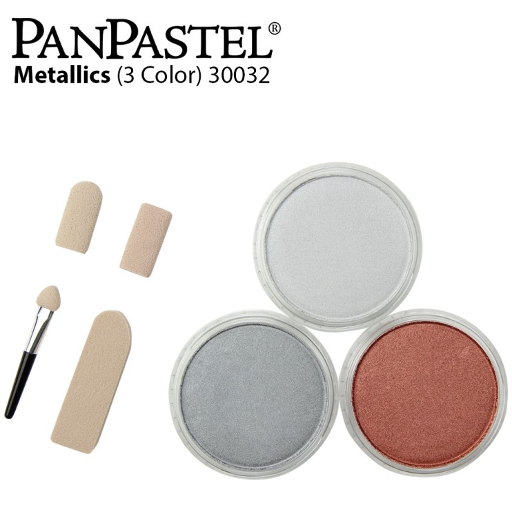Набор сухой пастели PanPastel "Metallics II" 3 цвета PP30032
