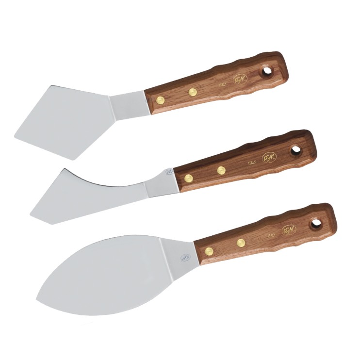 Набор мастихинов-шпателей RGM "New Generation" 3 штуки (№02,04,06)