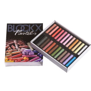 Набор сухой пастели Blockx "Portrait" 24 цвета в картонной упаковке