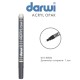 Акриловый маркер Darwi "Acryl Opak" №010 Белый, наконечник 1мм (0220014010)