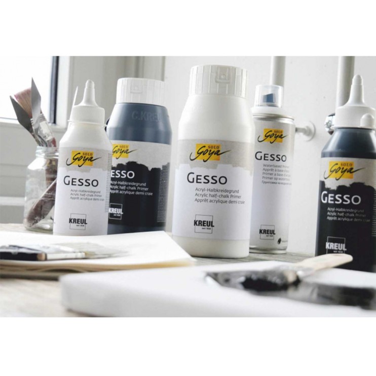 Грунт акриловый Solo Goya "Gesso" белый, 250 мл