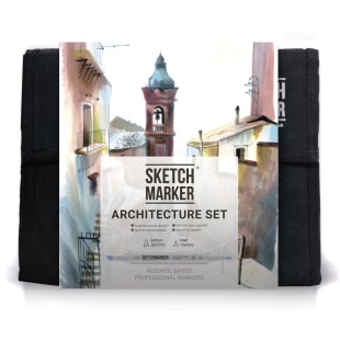 Набор Sketchmarker "Architecture Set" 36 маркеров в пенале
