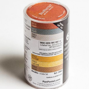 Набор сухой пастели PanPastel "Metallics" 6 цветов PP30061