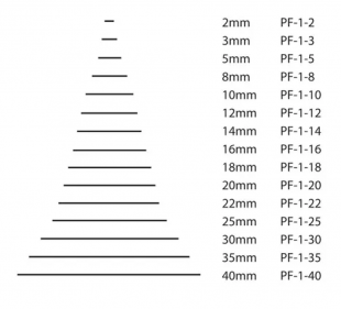 Стамеска плоская с двусторонней заточкой "Pfeil" 1/10