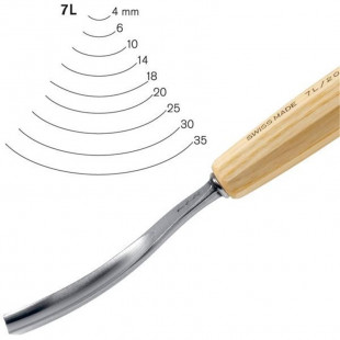 Стамеска полуклюкарза полукруглая "Pfeil" 7L/20